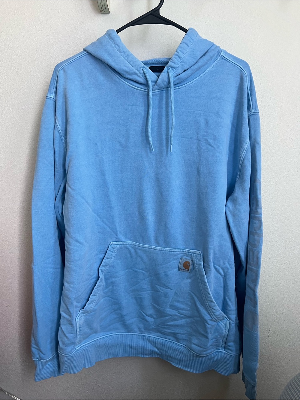 Carhartt Men's Sky Blue Pullover Hoodie